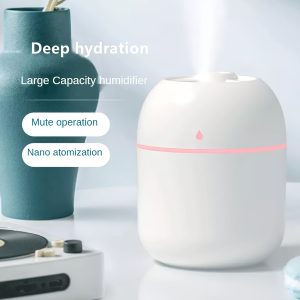 Portable Cool Mist Humidifier, 7-Color Light, and Auto Shut-Off - Perfect for Travel, Home, and Bedroom