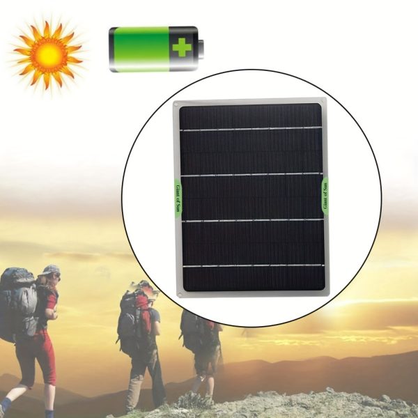 1pc Solar Car Battery Charger Maintainer 12V Solar Panel Portable Solar Trickle Charger for Car Truck Boat Lawn Mower RV Trailer Tractor ATV Utility Vehicle Battery