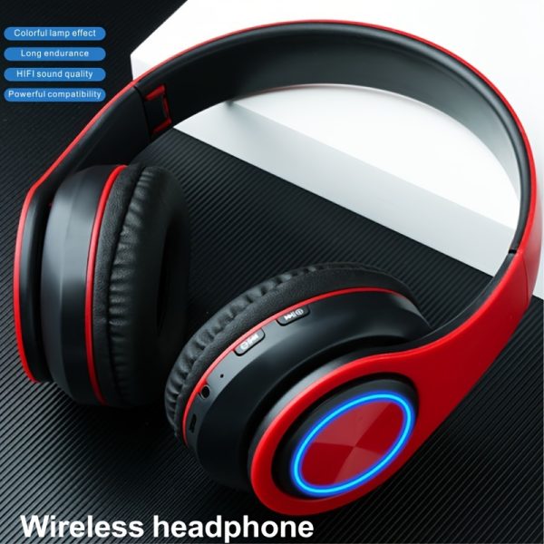 Matte Appearance Fully Wrapped Ear B39 Head-mounted Luminous Wireless Headset