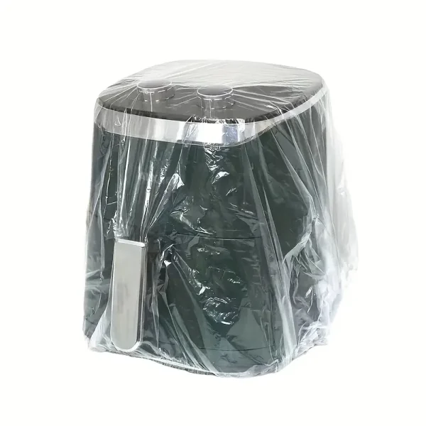 10pcs Disposable Kitchen Appliance Dust Covers - Durable Plastic Protector Bags for Home Use