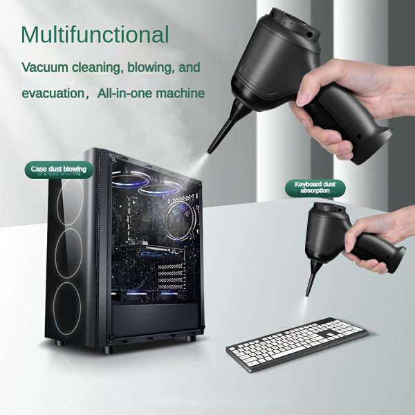 3-in-1 Wireless Vacuum Cleaner - High Power, Long Battery Life, Multi-Surface Dust & Air Extraction with Accessories for Home & Car, USB Rechargeable, 2400mAh Lithium Battery, 3.5KPa Suction, Compact Design for Easy Storage, Portable Vacuum Cleaner