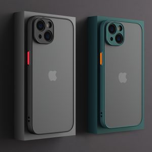 Luxury Matte Armour Shockproof Phone Case For 11/12/13/14/15 Pro Max Silicone Hard Back Cover, New 2024.