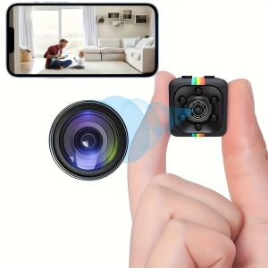 1pc Mini HD Camera with Audio and Video Recording, Motion Detection, USB Rechargeable Lithium Polymer Battery, ABS Material, 720P Video Resolution, No Storage - Home Security Monitor, Pet Monitoring System | Compact Design | Lightweight Camera, Mini Camera