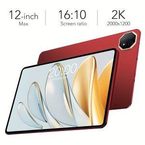 TECLAST T60 AI Tablet PC | 12-Inch LCD Display, 2K 2000x1200 Resolution | Android 15 | AI Octa-Core Allwinner A733 Processor | 6GB RAM + 10GB Virtual RAM | 128GB Storage | 8000mAh Battery | Type-C Charging | Multi-Color Options | USB-C Dual Power Supply | WiFi 2.4G/5GHz | Supports 1TB TF Card | Includes Protective Case