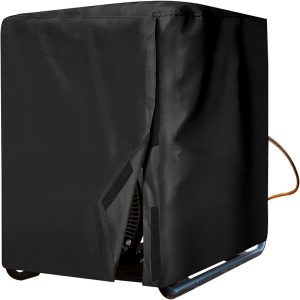 Waterproof Universal Generator Cover, Weather/UV Resistant Cover 66.04 X 50.8 X 50.8 Cm, For Most Portable Generators 3000-5000 Watt, Black