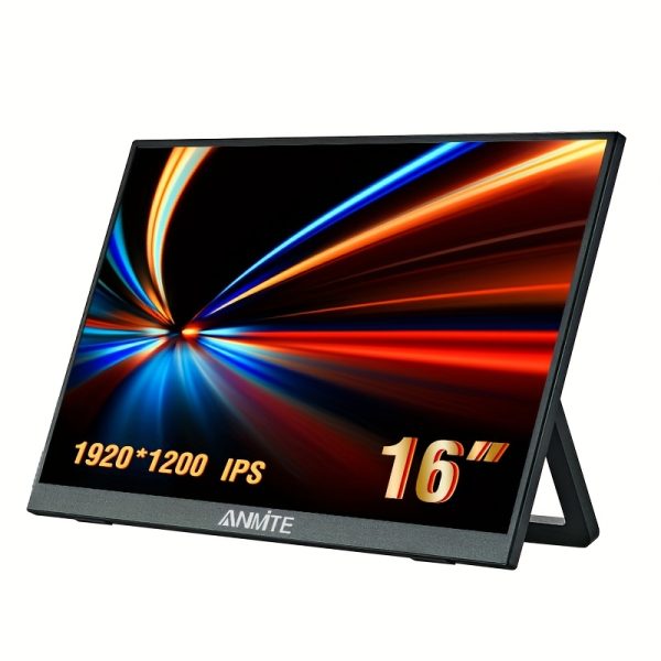 Atotech 40.64 cm Portable Monitor 1200P HDR 16:10 Low Blue Light for Xbox/ PS5/ 5/ Switch/ Mobile Phone/ Computer/ Laptop Expansion