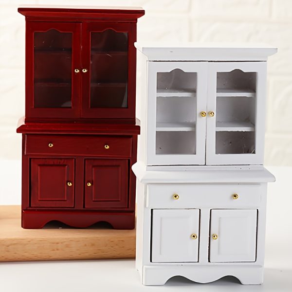 Elegant Wooden Bookcase and Cabinet Set: Perfect for Home Decor - No Electricity Required